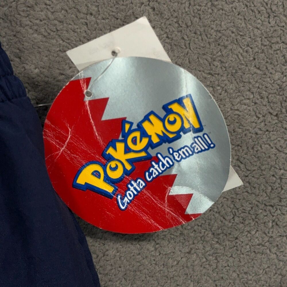 Pokémon Swim Trunks Boys Large 14-16 Blue Blastoise Golduck Water Type Sears VTG - Picture 6 of 12